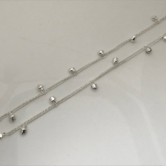 Anklet Payal Silver Tone Bell Foot Women Fashion J - Picture 3 of 10